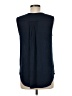 Collective Concepts 100% Polyester Blue Sleeveless Blouse Size M - photo 2