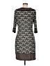 Studio M Print Gray Casual Dress Size M - photo 2