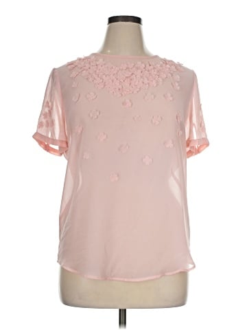 Liz Claiborne Short Sleeve Blouse (view 1)
