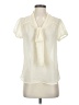 Delia's 100% Polyester Ivory Short Sleeve Blouse Size XS - photo 1