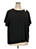 MICHAEL Michael Kors Black Short Sleeve Top Size 3X - photo 1