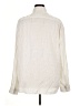 Open Edit Chevron-herringbone Ivory Long Sleeve Blouse Size XL - photo 2