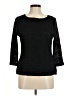 Talbots Black 3/4 Sleeve Top Size M (petite) - photo 1