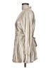 ECI Ivory Silver Long Sleeve Blouse Size L - photo 5