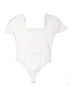 Nasty Gal Inc. White Bodysuit Size 6 - photo 2