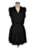 Steve Madden Solid Black Casual Dress Size M - photo 1