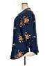 Fig and Flower 100% Polyester Blue 3/4 Sleeve Blouse Size 2X - photo 5