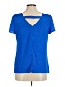 Gianni Bini 100% Polyester Blue Short Sleeve Top Size M - photo 2