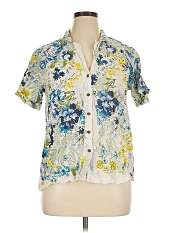Anthropologie Short Sleeve Blouse (view 1)