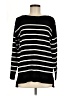 Anne Klein Stripes Black Pullover Sweater Size M - photo 1