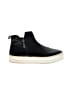 J/Slides 100% Leather Black Ankle Boots Size 8 - photo 1