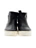 J/Slides 100% Leather Black Ankle Boots Size 8 - photo 2
