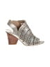 Vince Camuto 100% Leather Silver Sandals Size 8 1/2 - photo 1