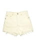Levi's Ivory Denim Shorts Size 28 - photo 1
