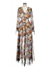 AaKaa Floral Gray Casual Dress Size XS - photo 1