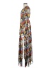 AaKaa Floral Gray Casual Dress Size XS - photo 5