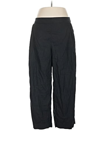 Madewell Pull-On Straight Crop Pants in Linen Blend (view 1)