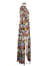 AaKaa Floral Gray Casual Dress Size XS - photo 4