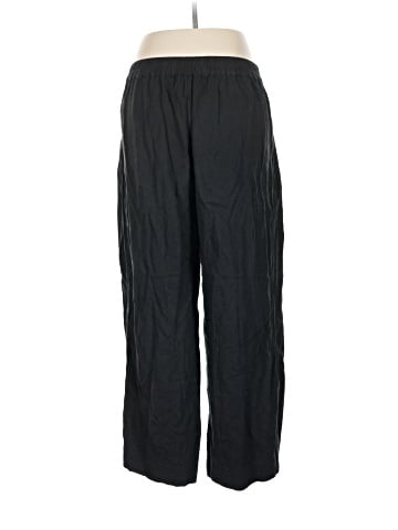 Madewell Pull-On Straight Crop Pants in Linen Blend (view 2)