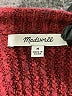 Madewell Burgundy Pullover Sweater Size M - photo 7