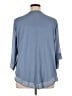 Micoson Blue 3/4 Sleeve Blouse Size XL - photo 2