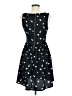 Bar III 100% Polyester Hearts Black Casual Dress Size M - photo 2