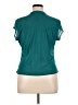 DR2 Teal Short Sleeve Blouse Size XL - photo 2