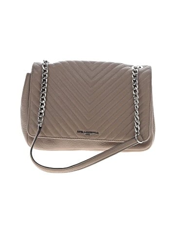 Karl Lagerfeld Paris Leather Shoulder Bag (view 1)