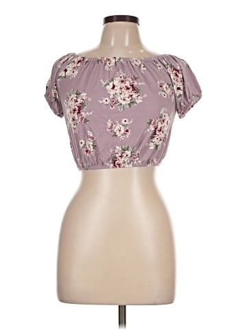 No Comment Short Sleeve Blouse (view 1)
