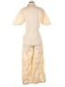 Zara 100% Cotton Ivory Jumpsuit Size XS - photo 2
