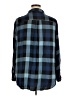 Terra & Sky 100% Viscose Plaid Blue 3/4 Sleeve Button-Down Shirt Size 1X - photo 2