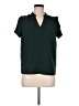 Shein Teal Short Sleeve Blouse Size 6 - photo 1