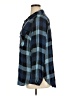 Terra & Sky 100% Viscose Plaid Blue 3/4 Sleeve Button-Down Shirt Size 1X - photo 5