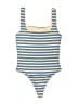 Babaton Blue One Piece Swimsuit Size S - photo 1