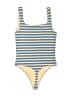 Babaton Blue One Piece Swimsuit Size S - photo 2