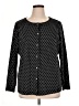 Quacker Factory Polka Dots Black Blazer Size XL - photo 1