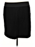 Apostrophe Solid Black Casual Skirt Size XL - photo 2