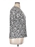 Nine West Animal Print Silver Short Sleeve T-Shirt Size XL - photo 4