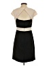 C. Luce Color Block Black Cocktail Dress Size S - photo 2