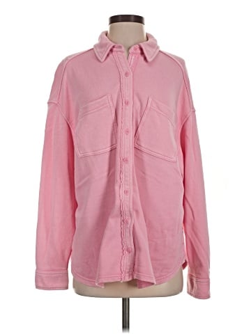 Aerie Long Sleeve Button-Down Shirt (view 1)