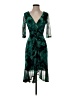 Connected Apparel Green Cocktail Dress Size 4 (petite) - photo 1