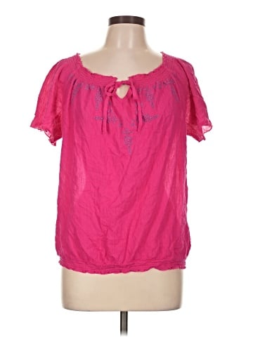 Faded Glory Short Sleeve Blouse (view 1)