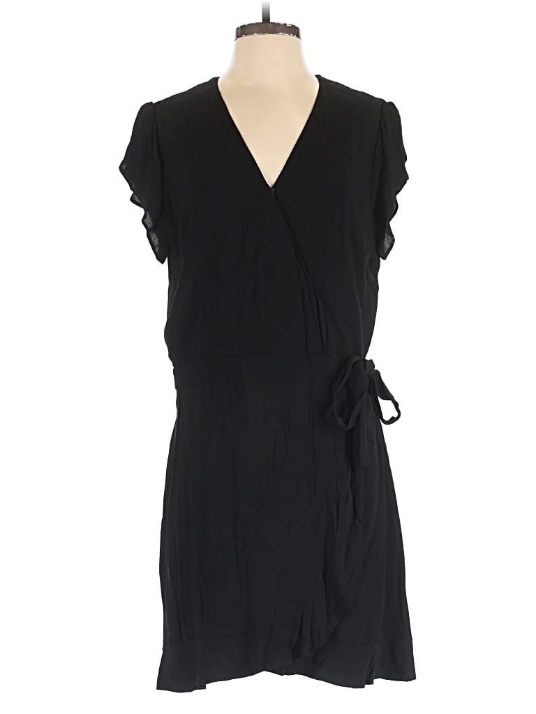 Pre-owned Ann Taylor Loft Romper In Black