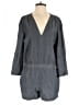 BCBGMAXAZRIA Chevron-herringbone Gray Romper Size M - photo 1