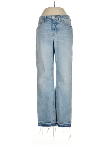 Madewell The Curvy '90s Straight Mid-Rise Jean in Barbosa Wash (view 1)