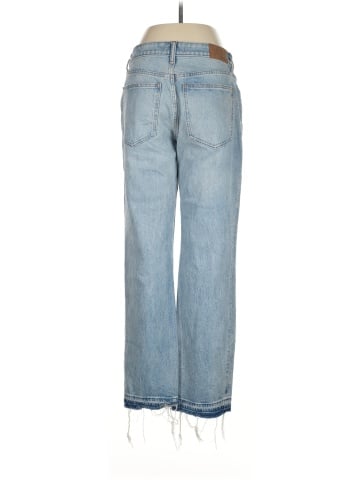 Madewell The Curvy '90s Straight Mid-Rise Jean in Barbosa Wash (view 2)
