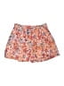 Jessica Simpson 100% Viscose Floral Orange Shorts Size XS - photo 2