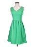 Everly 100% Polyester Solid Green Casual Dress Size S - photo 1
