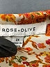 Rose + Olive Orange 3/4 Sleeve Blouse Size 2X - photo 7