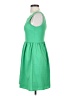 Everly 100% Polyester Solid Green Casual Dress Size S - photo 5